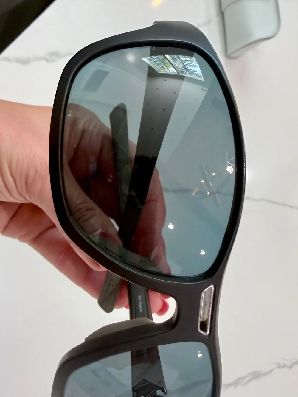 Vuarnet Black Sunglasses with White Case